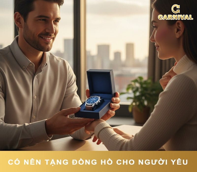 Có nên tặng đồng hồ cho người yêu