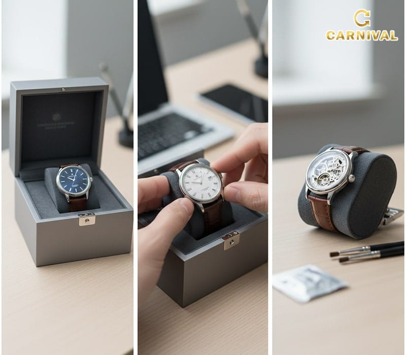 Cách bảo quản đồng hồ cơ