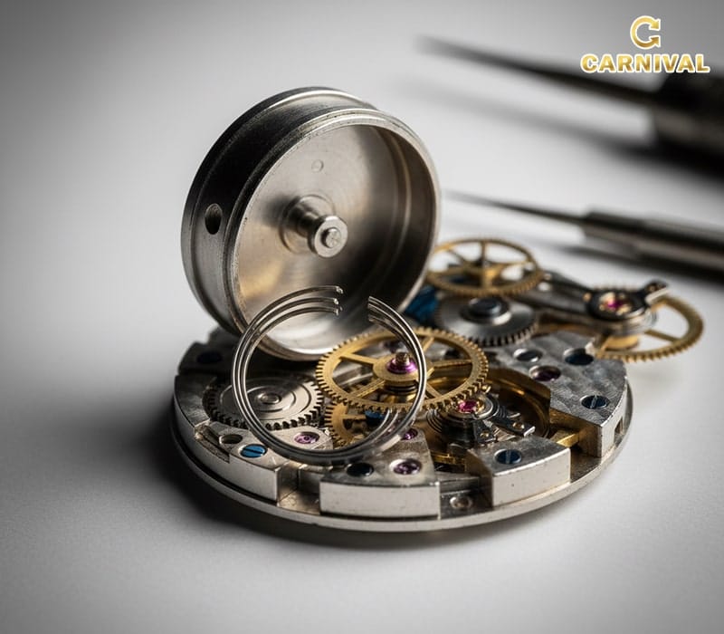 Tại sao đồng hồ cơ bị đứt dây cót?