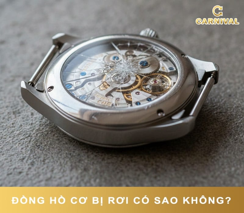 Đồng hồ cơ bị rơi có sao không?