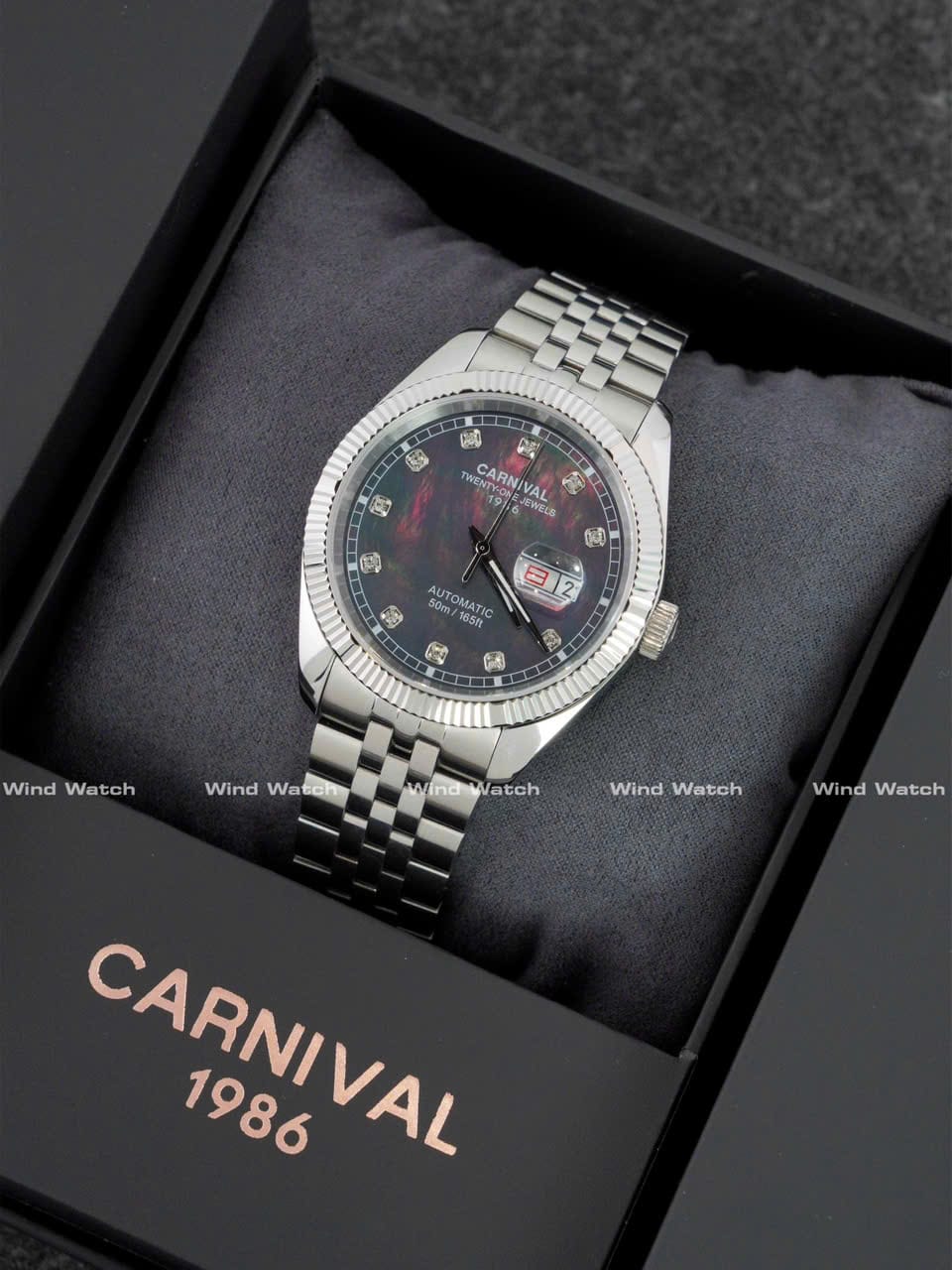 Đồng Hồ Carnival Nam 8131G-VT-DK (Xà Cừ Đen) 2 Đồng Hồ Carnival Nam 8131G-VT-DK (Xà Cừ Đen) - Ảnh 2